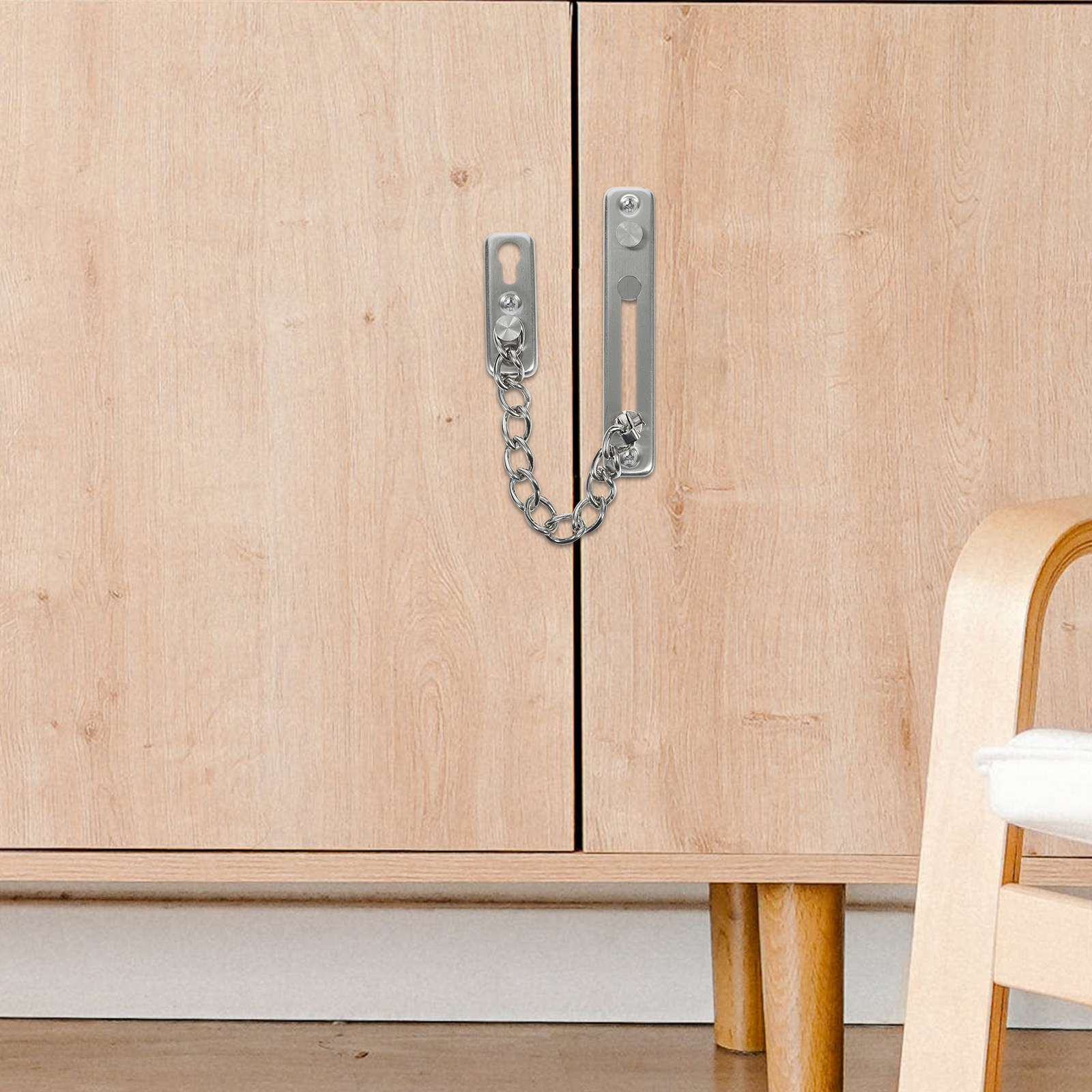 ชุดล็อคประตูแบบโซ่สแตนเลส 1 ชุ - Security Chain Door บทวิจารณ์และราคา