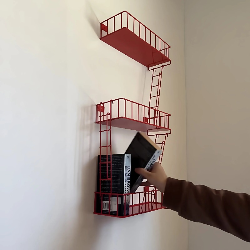 ชั้นวางของติดผนังแบบ Fire Esca - Fire Escape Ladder บทวิจารณ์และราคา