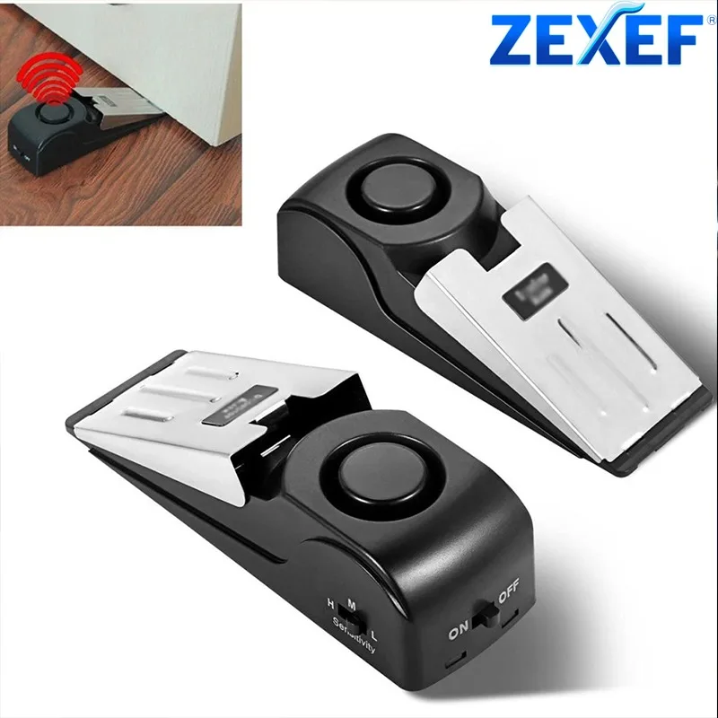 ZEXEF mini การรักษาความปลอดภัย - Door Stop Alarm บทวิจารณ์และราคา