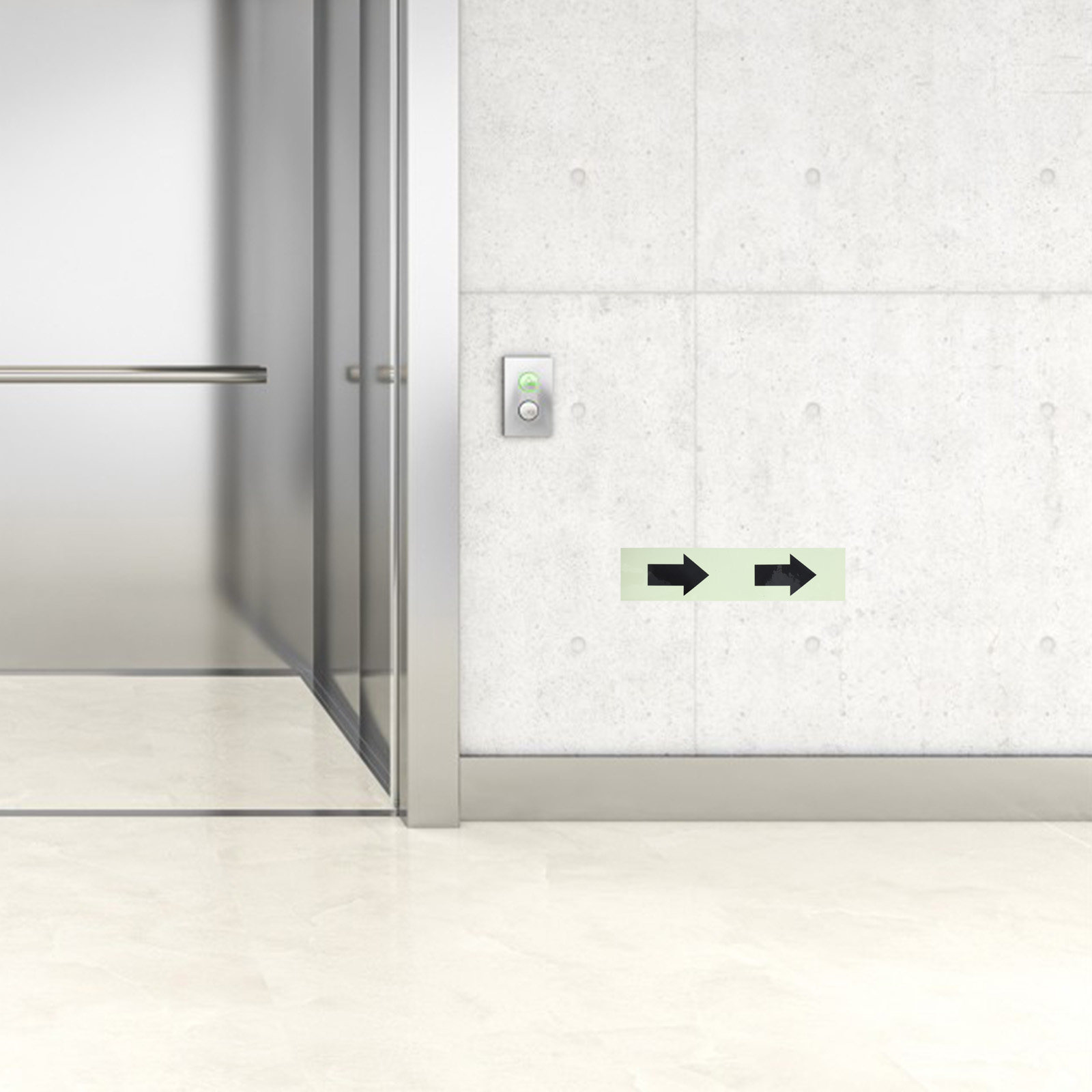 1 ม้วนเทปสะท้อนแสงเรืองแสงในที - Emergency Exit Sign บทวิจารณ์และราคา