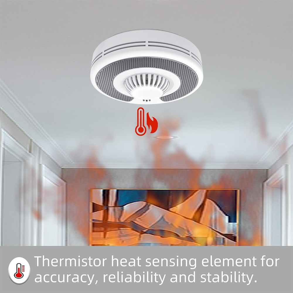 ไร้สายเชื่อมต่อกัน (433MHz)+Tu - Smoke Detector Interconnected บทวิจารณ์และราคา