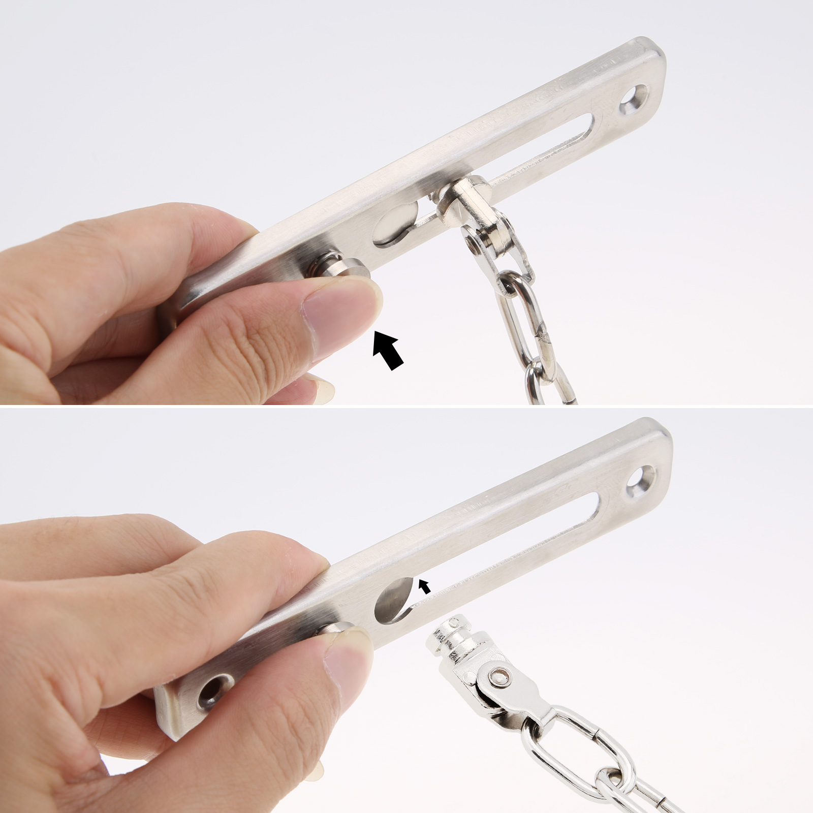 ตัวล็อคโซ่ประตูแบบแข็งแรง ปลอด - Security Chain Door บทวิจารณ์และราคา