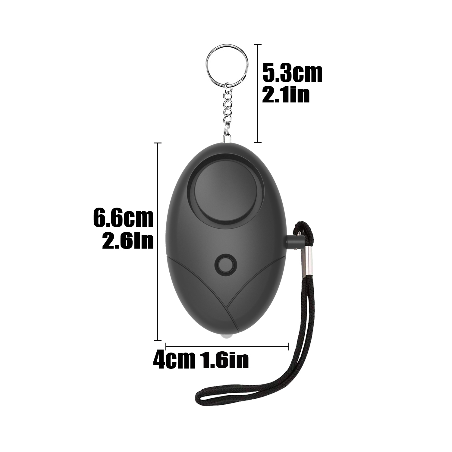 130db สัญญาณเตือนภัยส่วนบุคคล  - Personal Alarm Keychain บทวิจารณ์และราคา