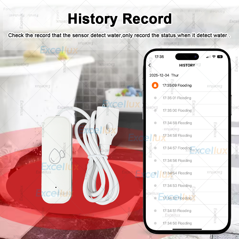เซ็นเซอร์ตรวจจับน้ำรั่วซึมอัจฉ - Water Alarm Sensor บทวิจารณ์และราคา