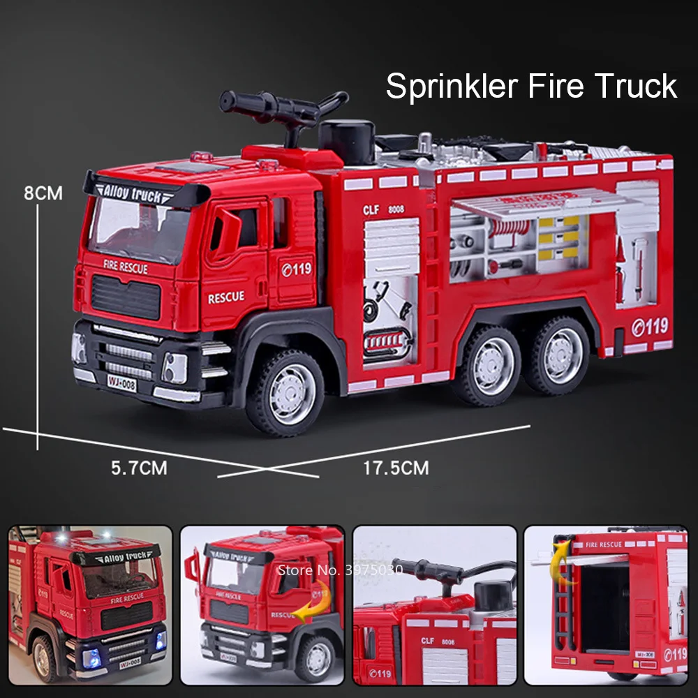 1/32 Fire Engine รถของเล่นรุ่น - Fire Escape Ladder บทวิจารณ์และราคา