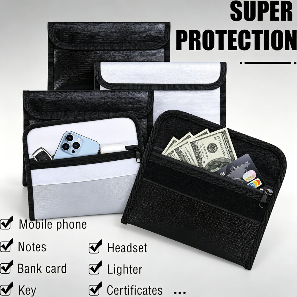 20x12 ซม. ถุงเก็บของกันน้ำกันไ - Fire Safe Document บทวิจารณ์และราคา