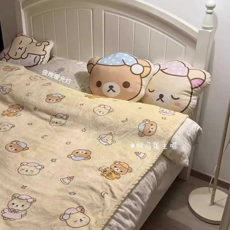ผ้าห่มลายการ์ตูนริลัคคุมะ ผ้าฟ - Fire Blanket Kitchen บทวิจารณ์และราคา