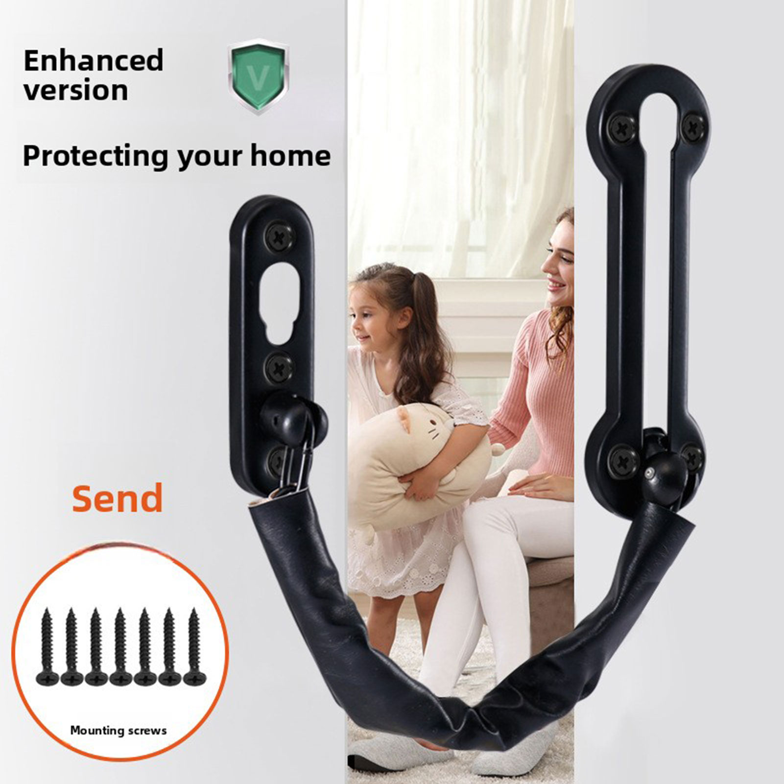 โซ่กันขโมย ล็อคประตู สลักประตู - Security Chain Door บทวิจารณ์และราคา