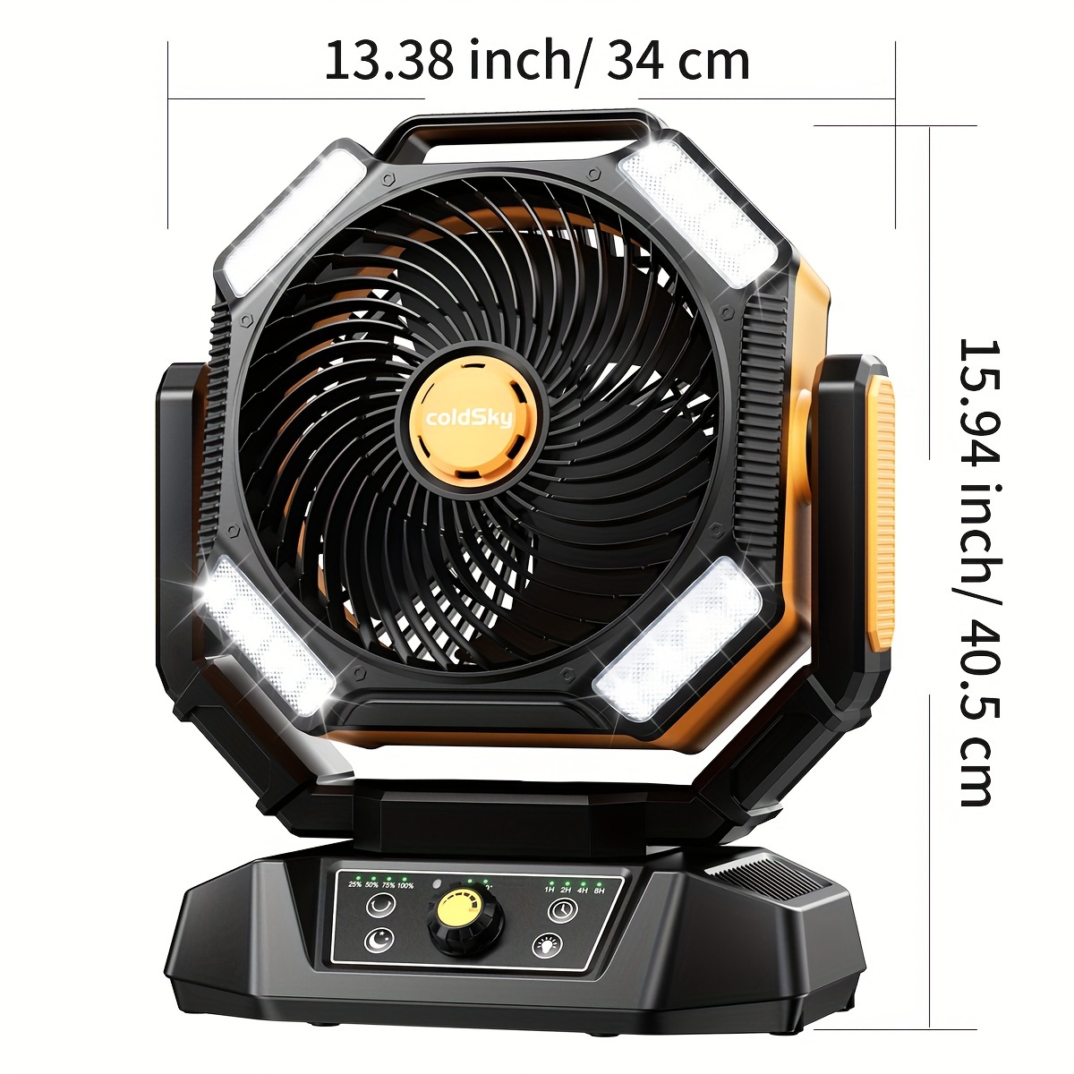 โคลด์สกาย พัดลมแคมป์ปิ้ง พัดลม - Power Outage Light บทวิจารณ์และราคา