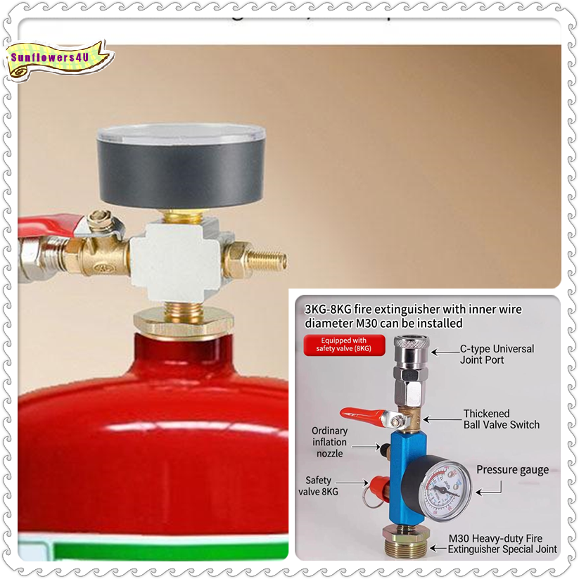 ชุดแปลงอะแดปเตอร์แรงดันปั๊มลมส - Fire Extinguisher Small บทวิจารณ์และราคา
