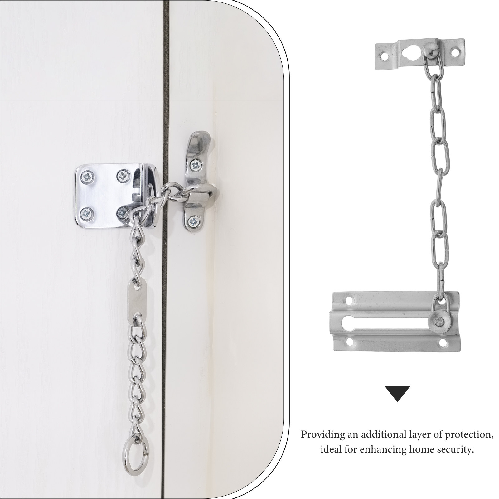 โซ่ล็อคประตูแบบหนาพิเศษ ป้องกั - Security Chain Door บทวิจารณ์และราคา