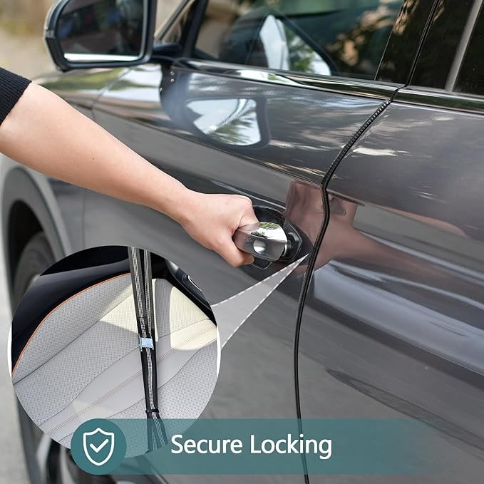 โซ่กันขโมยประตูรถบ้าน 4 ชิ้น อ - Security Chain Door บทวิจารณ์และราคา