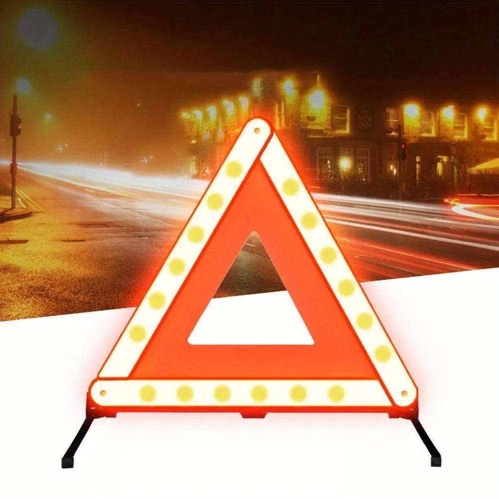รถสามเหลี่ยมสะท้อนแสงขาตั้งกล้ - Emergency Exit Sign บทวิจารณ์และราคา