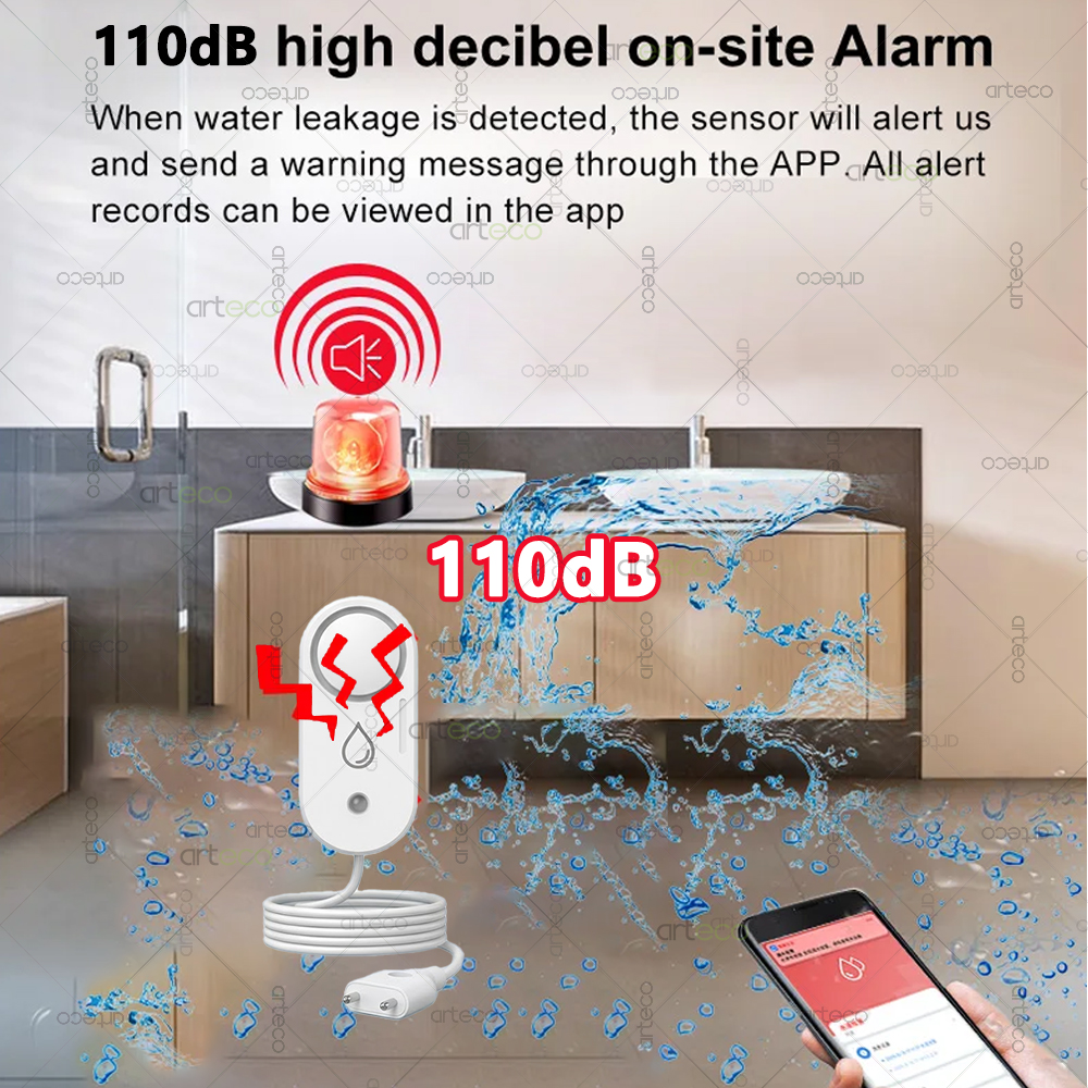 เซ็นเซอร์ตรวจจับน้ำรั่วซึม Zig - Water Alarm Sensor บทวิจารณ์และราคา