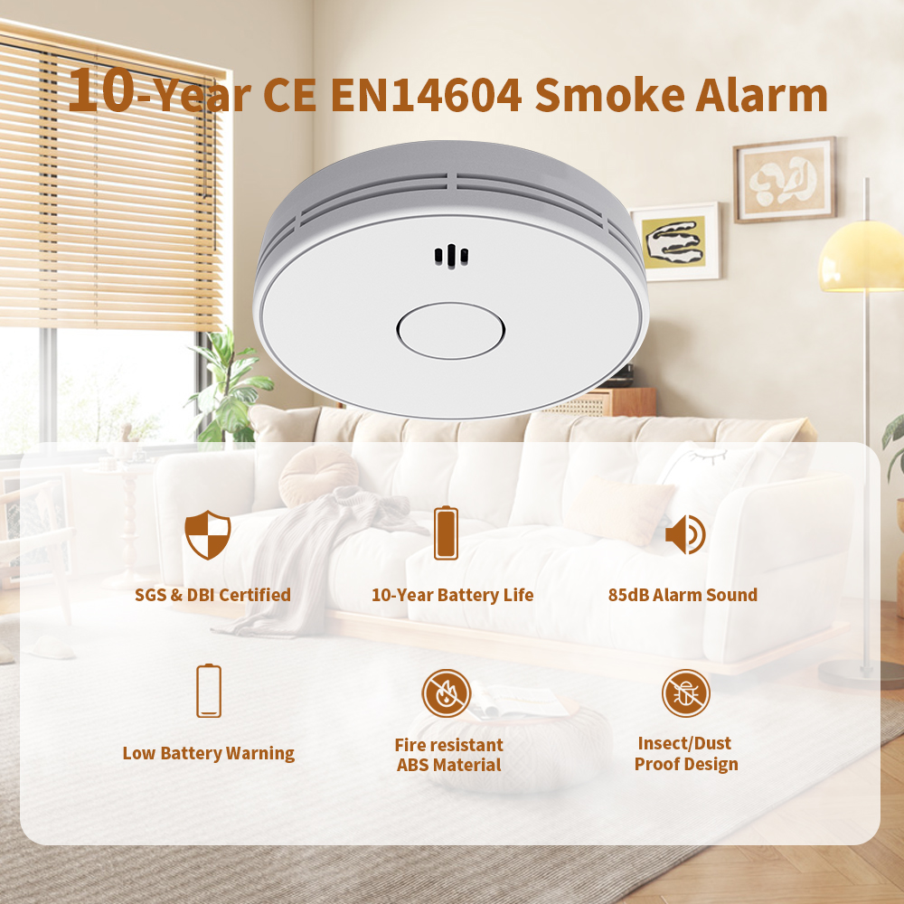 เครื่องตรวจจับควันแบบสแตนด์อโล - Smoke Detector Interconnected บทวิจารณ์และราคา