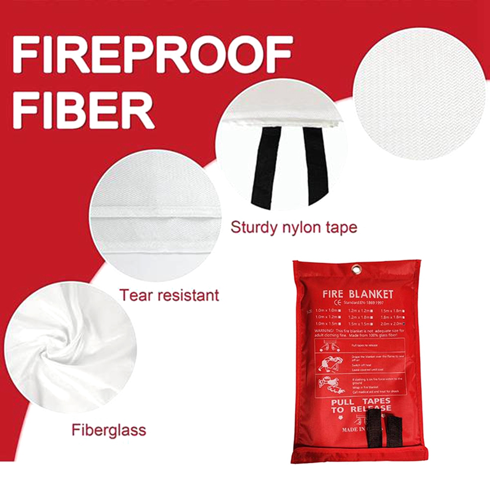 AED2-ผ้าห่มดับเพลิงฉุกเฉิน, ผ้ - Fire Blanket Kitchen บทวิจารณ์และราคา