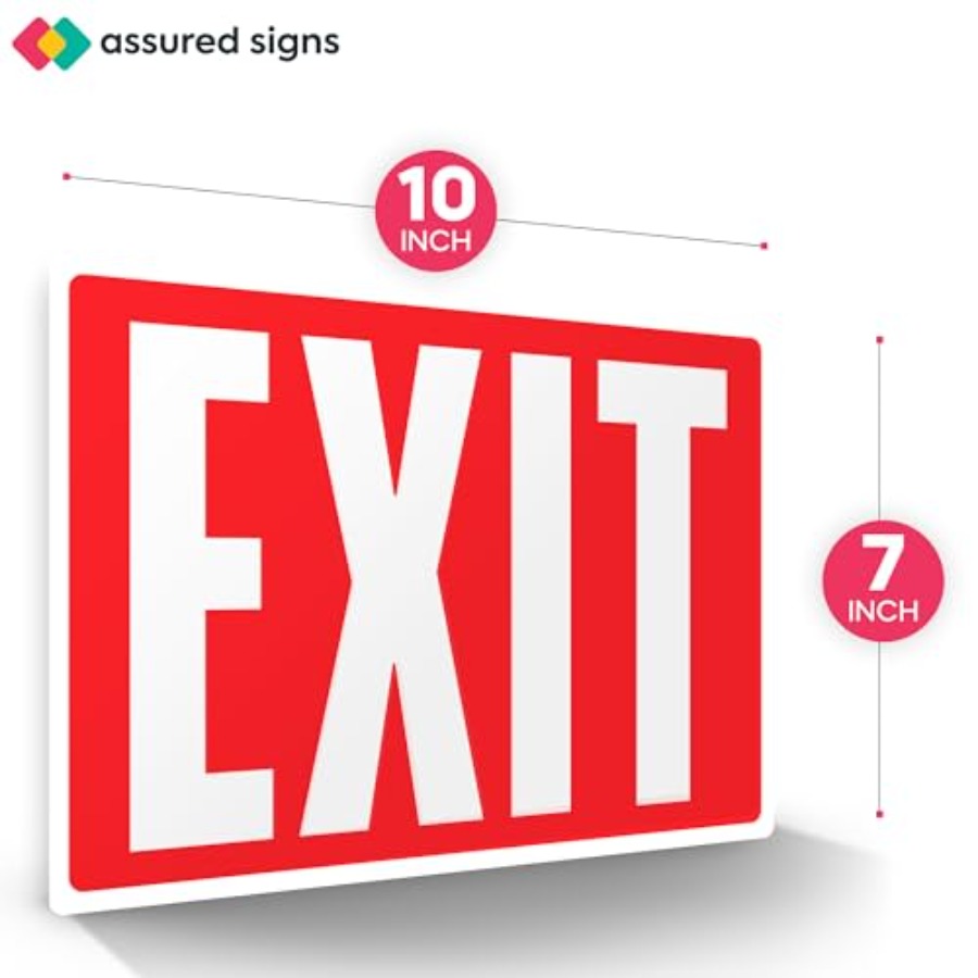 สติ๊กเกอร์ป้ายทางออก เรืองแสงใ - Emergency Exit Sign บทวิจารณ์และราคา