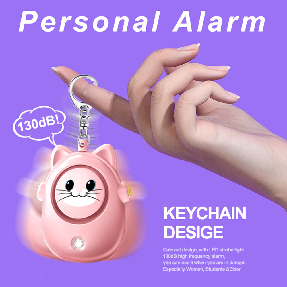 H8 2024 ใหม่น่ารักแมวปลุกส่วนบ - Personal Alarm Keychain บทวิจารณ์และราคา