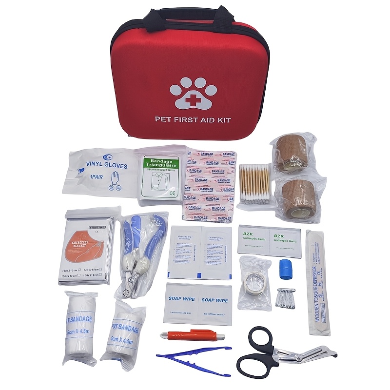 ชุดปฐมพยาบาลสัตว์เลี้ยงแบบพกพา - First Aid Bag Kit บทวิจารณ์และราคา