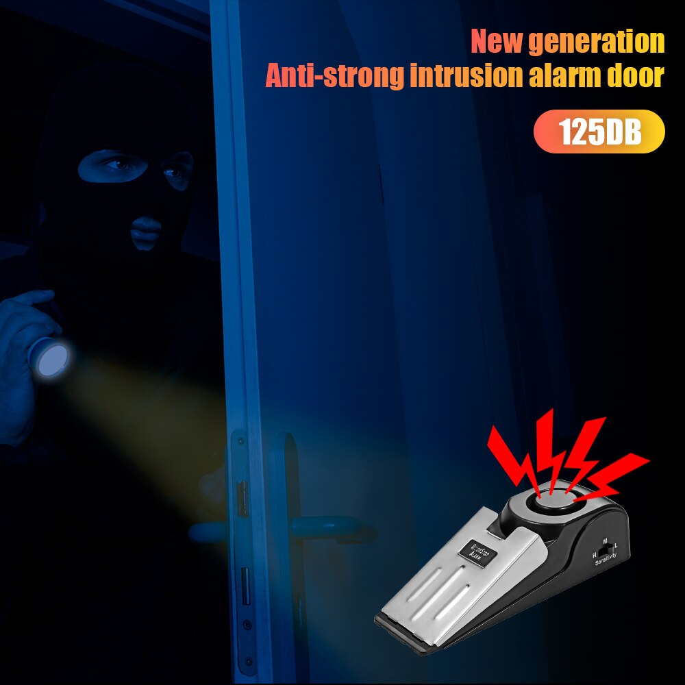 ระบบเตือนภัยประตูไร้สาย 125dB  - Door Stop Alarm บทวิจารณ์และราคา