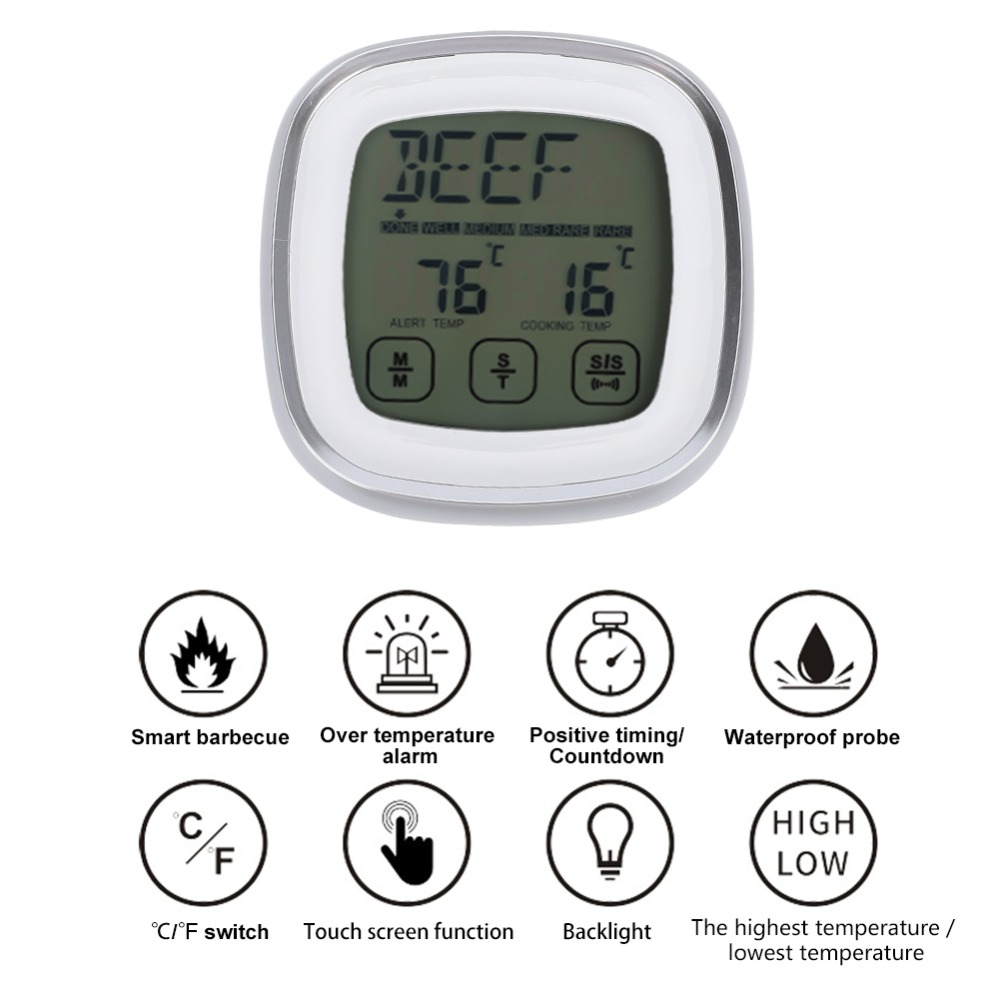 เครื่องวัดอุณหภูมิเนื้อแบบดิจิ - Pool Alarm Float บทวิจารณ์และราคา