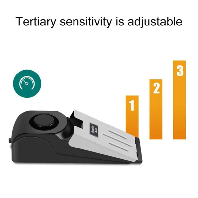 120dB ไร้สายกันขโมยบล็อกสัญญาณ - Door Stop Alarm บทวิจารณ์และราคา