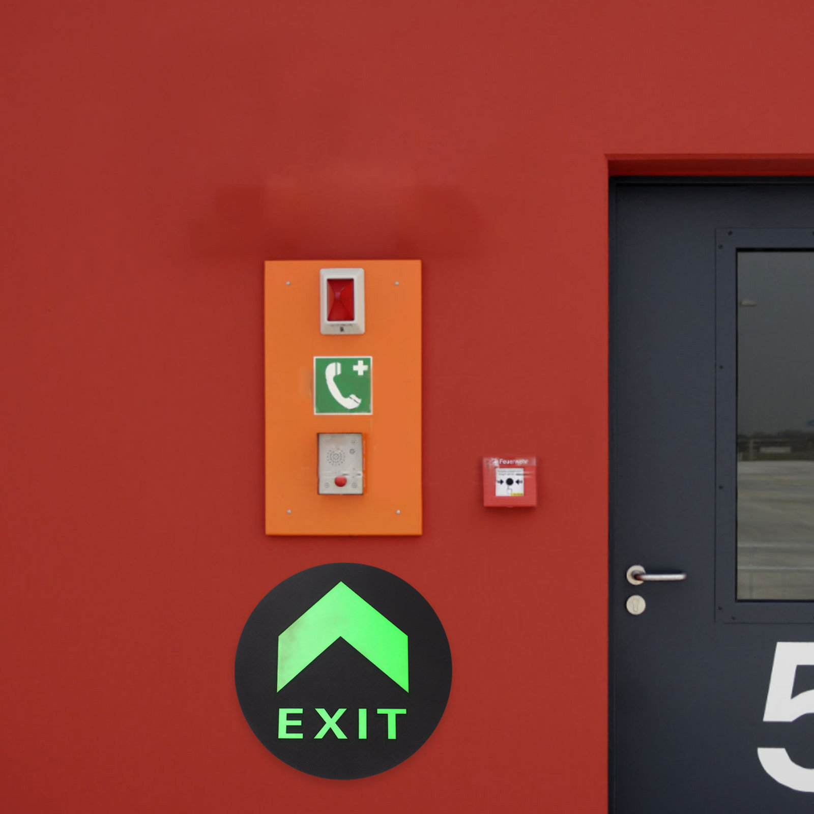 สติกเกอร์สัญลักษณ์ทางออกเรืองแ - Emergency Exit Sign บทวิจารณ์และราคา