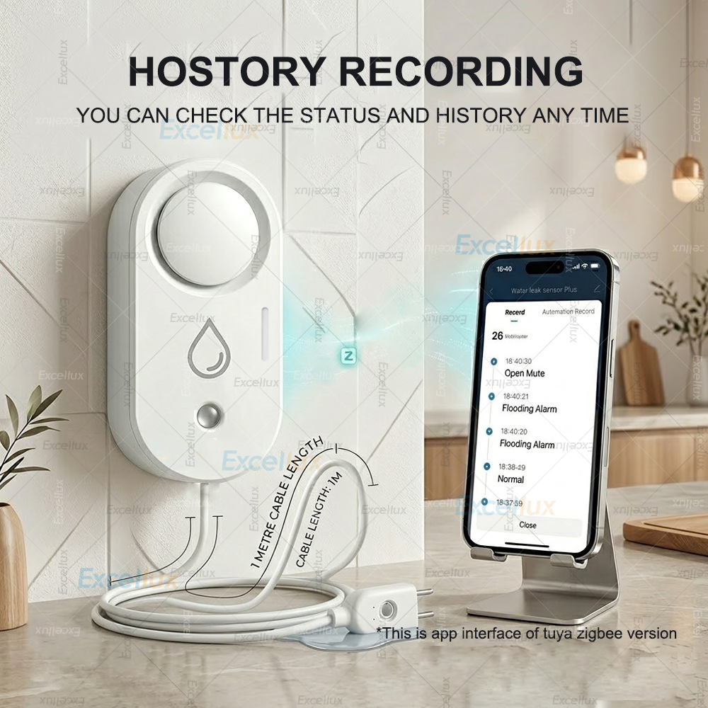เซ็นเซอร์ตรวจจับน้ำรั่วอัจฉริย - Water Alarm Sensor บทวิจารณ์และราคา