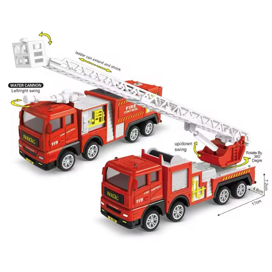 1 PC-รถดับเพลิง 1:32 การจำลองก - Fire Escape Ladder บทวิจารณ์และราคา