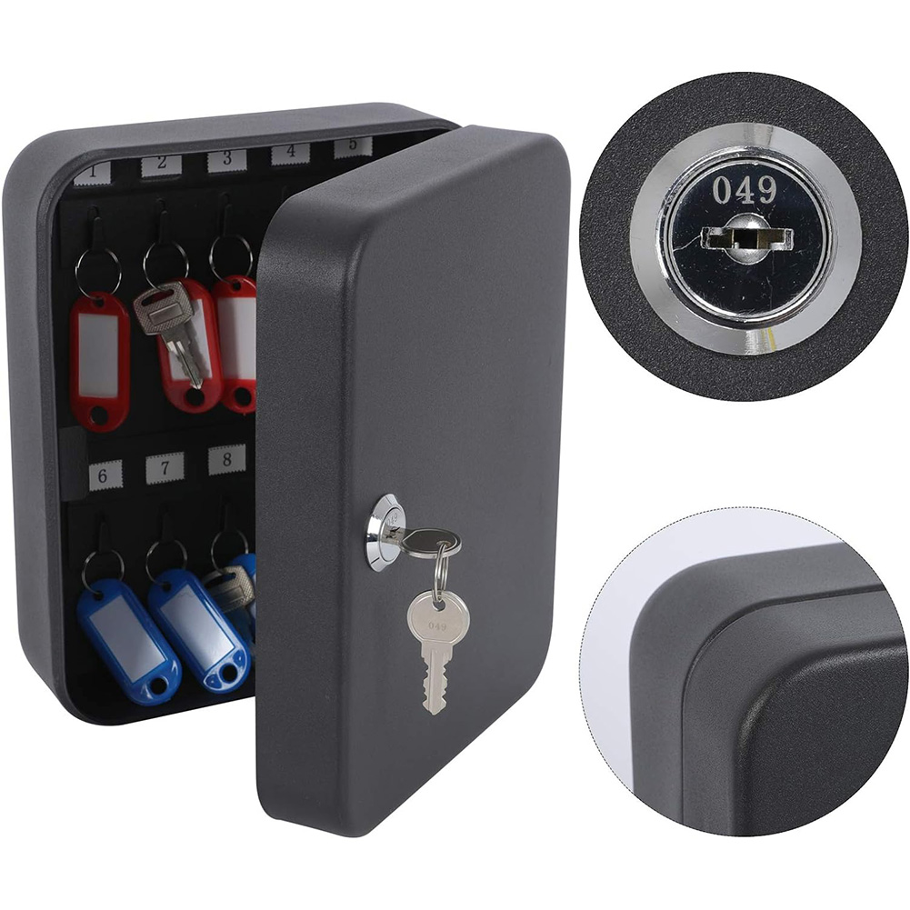 ตู้เก็บกุญแจแบบรวม20ช่องมีตะขอ - Lockbox Key Secure บทวิจารณ์และราคา