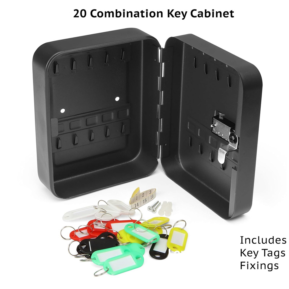 ตู้เก็บกุญแจแบบรวม20ช่องมีตะขอ - Lockbox Key Secure บทวิจารณ์และราคา