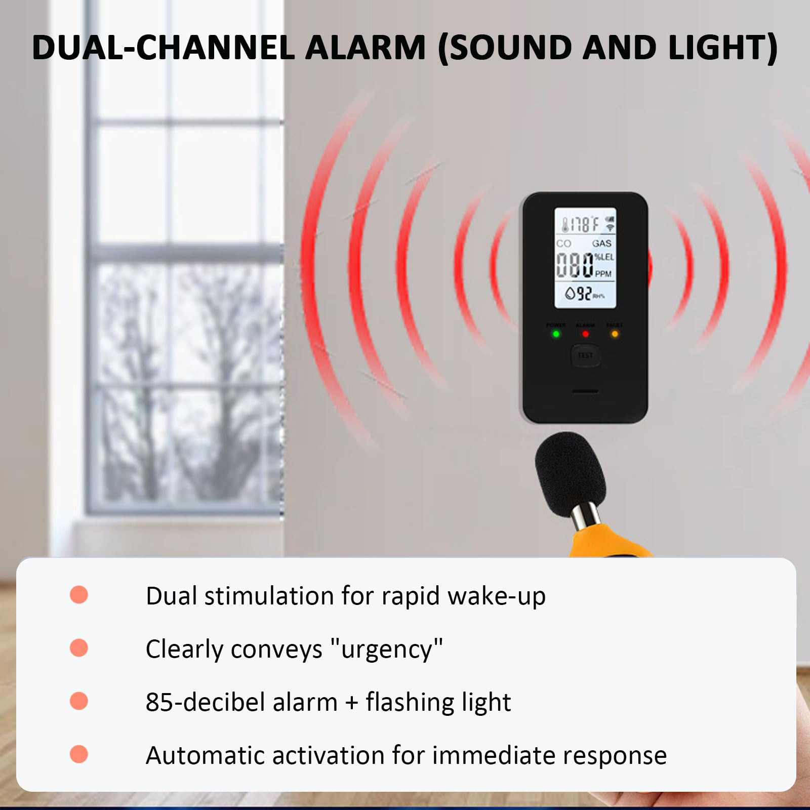 เครื่องตรวจจับก๊าซและคาร์บอนมอ - Co Detector Plug บทวิจารณ์และราคา