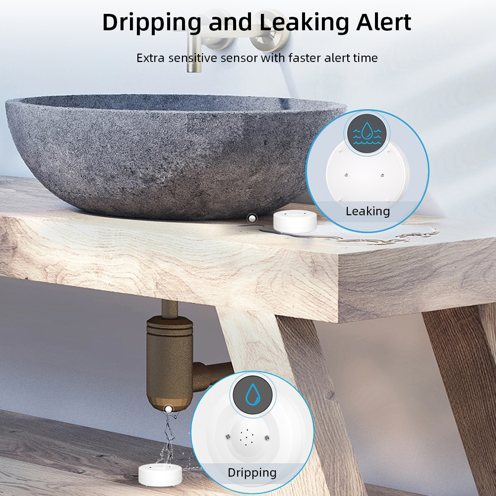ครัวเรือนน้ํารั่วนาฬิกาปลุกห้อ - Water Alarm Sensor บทวิจารณ์และราคา