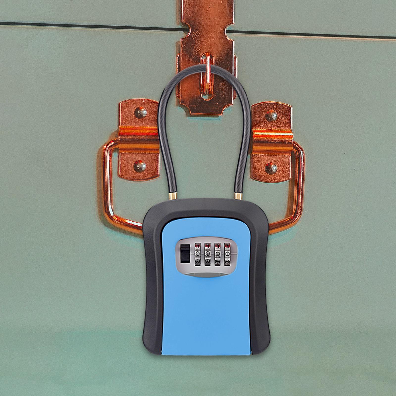กล่องล็อคกุญแจกล่องรักษาความปล - Lockbox Key Secure บทวิจารณ์และราคา