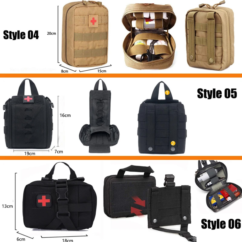 IFAK EDC กระเป๋าเอวกระเป๋าล่าส - First Aid Bag Kit บทวิจารณ์และราคา