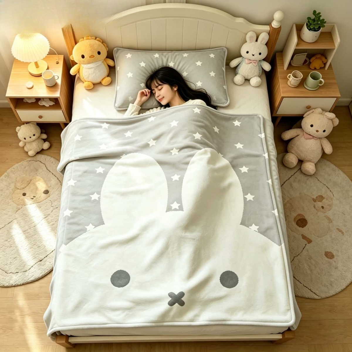 ผ้าห่มมิฟฟี่น่ารัก ลายการ์ตูนม - Fire Blanket Kitchen บทวิจารณ์และราคา