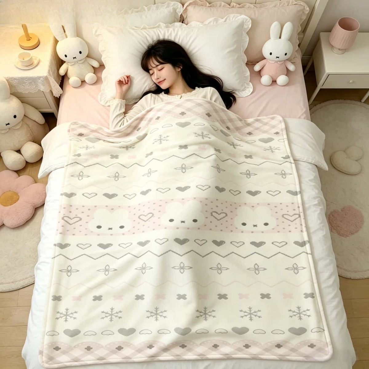 ผ้าห่มมิฟฟี่น่ารัก ลายการ์ตูนม - Fire Blanket Kitchen บทวิจารณ์และราคา